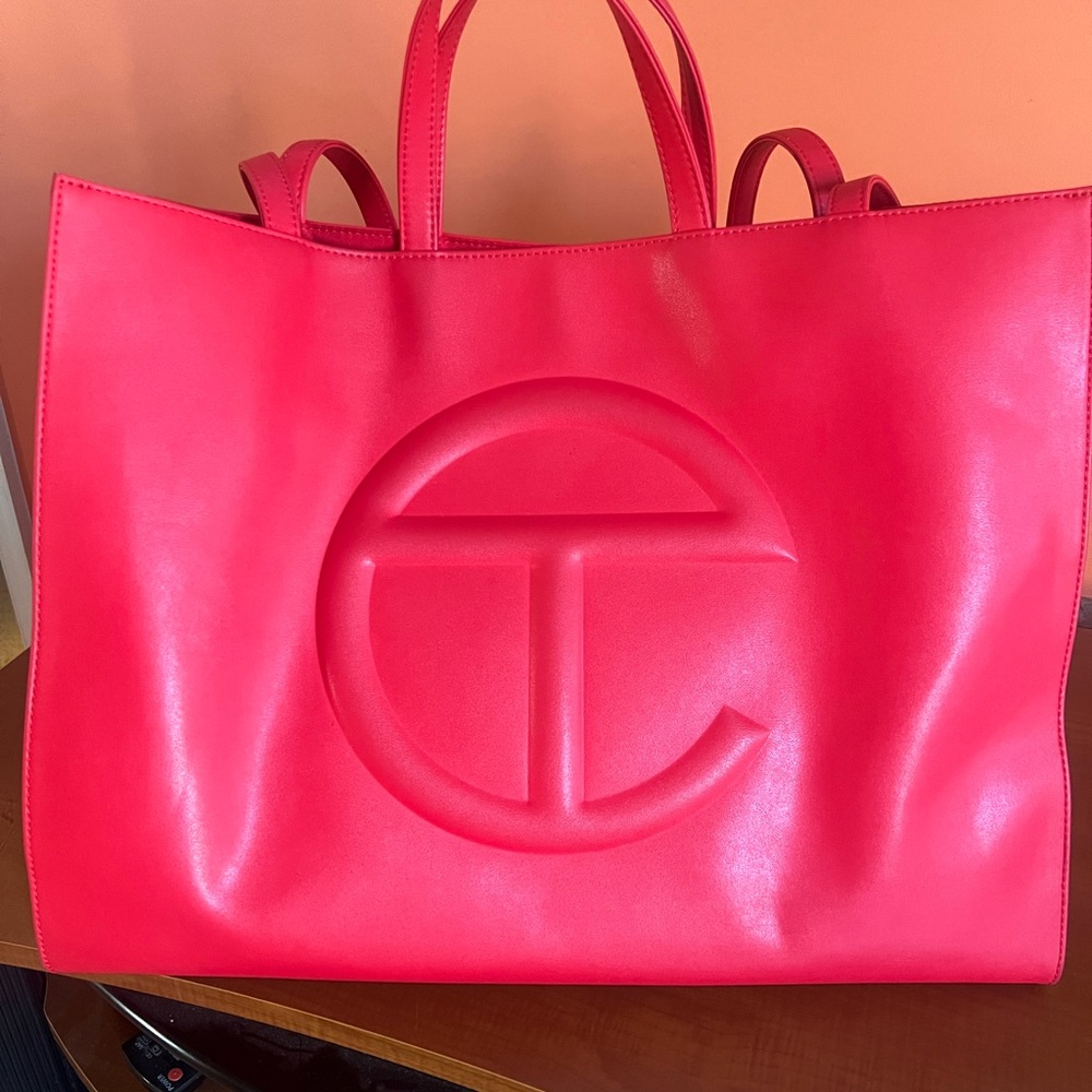 Telfar Bold Red Tote Bag